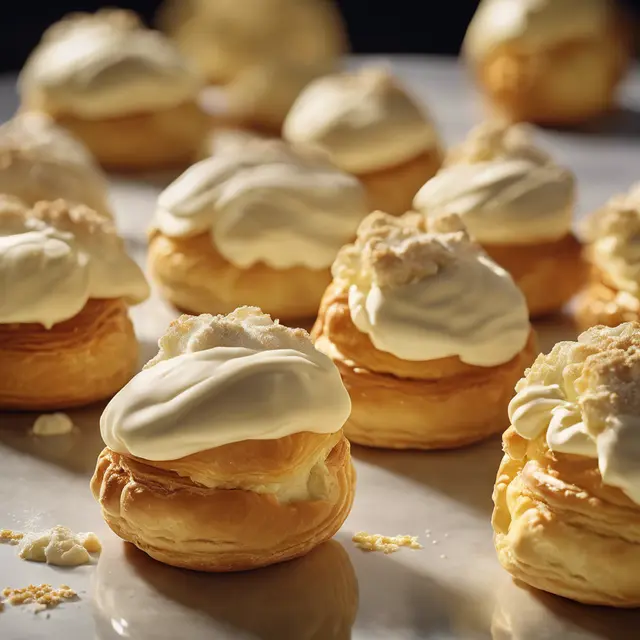 Foto de Cream-Filled Choux Pastry Balls