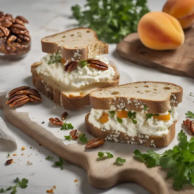 Foto de Ricotta, Apricot, and Pecan Sandwiches