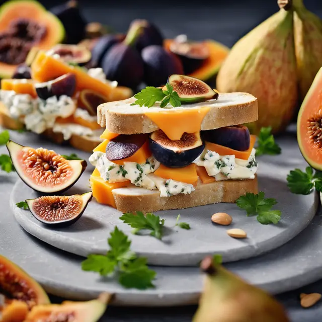 Foto de Fruit and Cheese Sandwiches