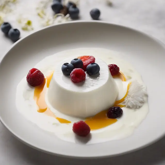 Foto de Yogurt and Coconut Panna Cotta