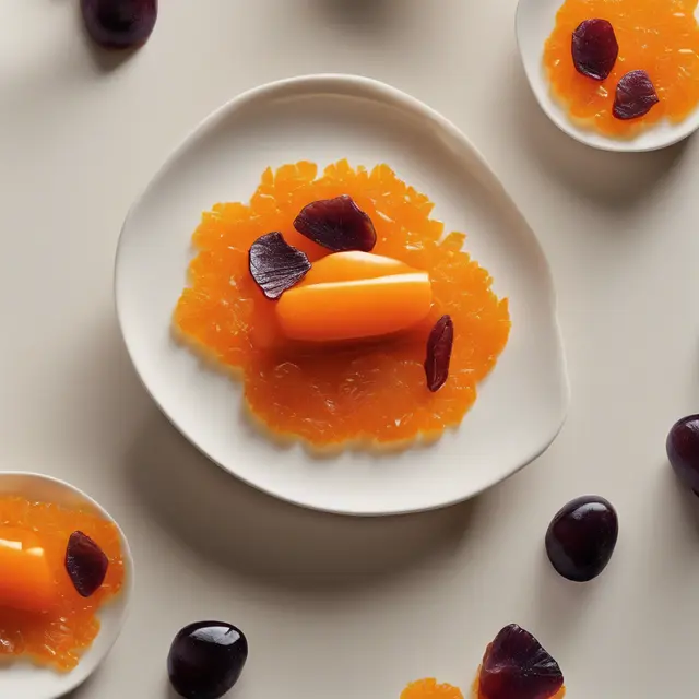 Foto de Carrot, Orange, and Dried Plum Gelée