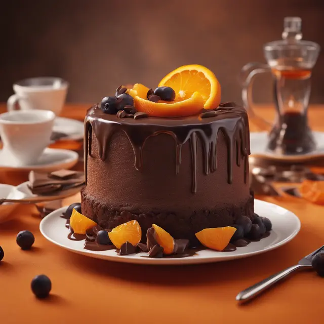 Foto de Fruit and Chocolate Cake