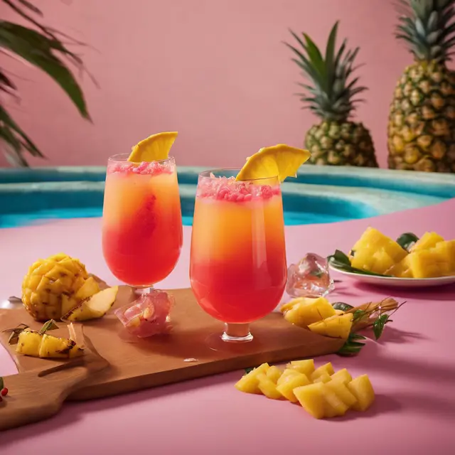 Foto de Tropical Punch with Sherry and Champagne