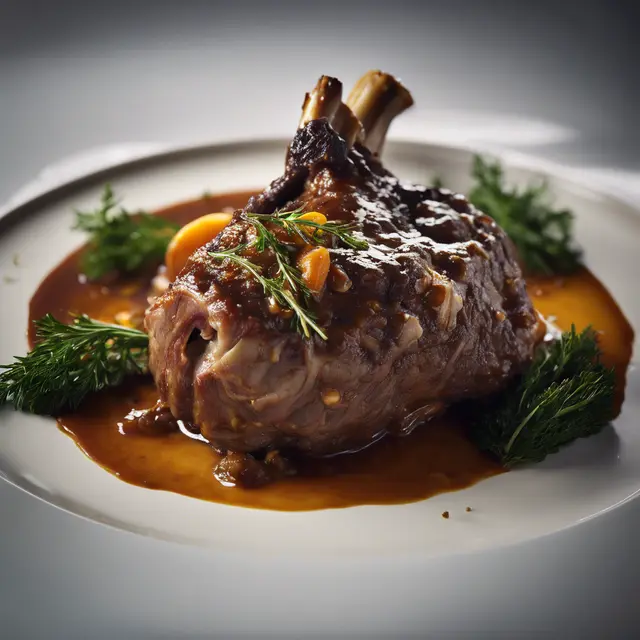 Foto de Braised Lamb Shank