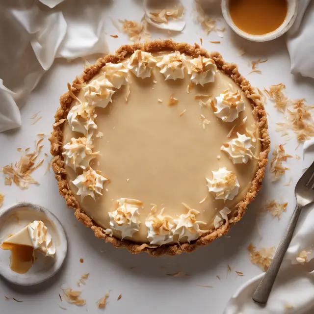 Foto de Caramel Cream Pie with Coconut