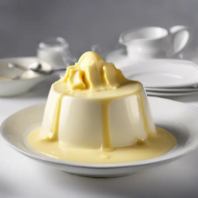 Foto de Vanilla Cream Pudding with Custard