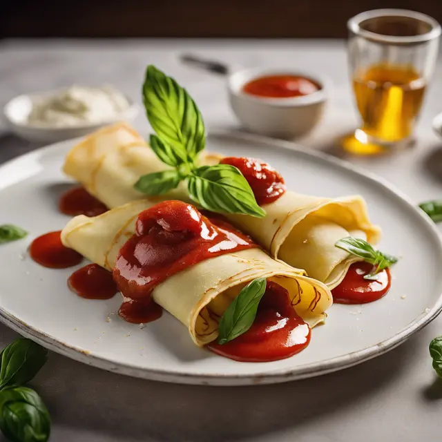 Foto de Crepes with Two Sauces