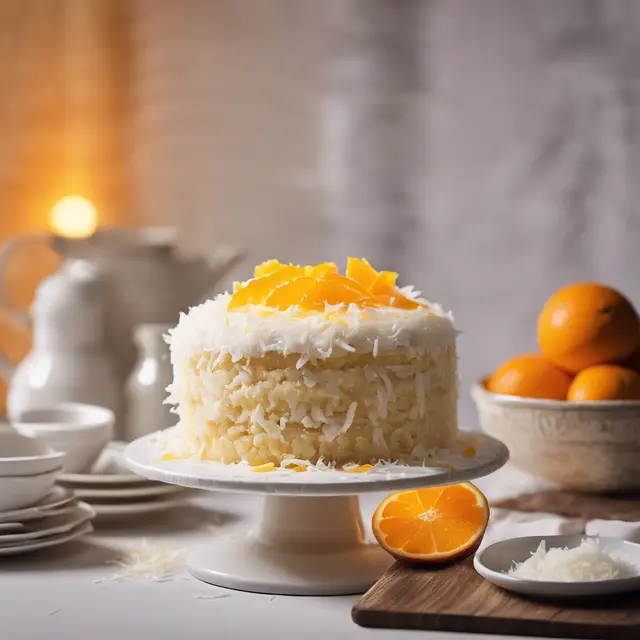 Foto de Coconut Cake with Orange Filling