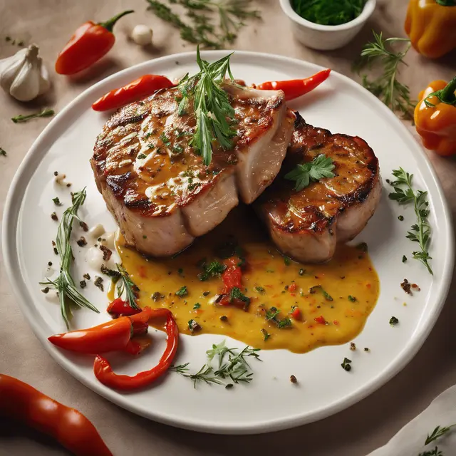 Foto de Pork Chops with Herbs