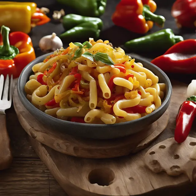 Foto de Macaroni with Onion and Bell Pepper