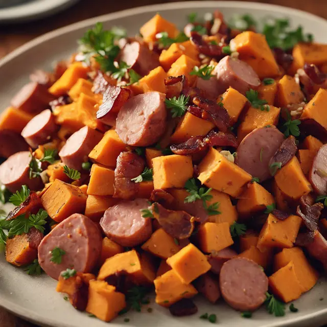 Foto de Warm Sweet Potato Salad with Sausage