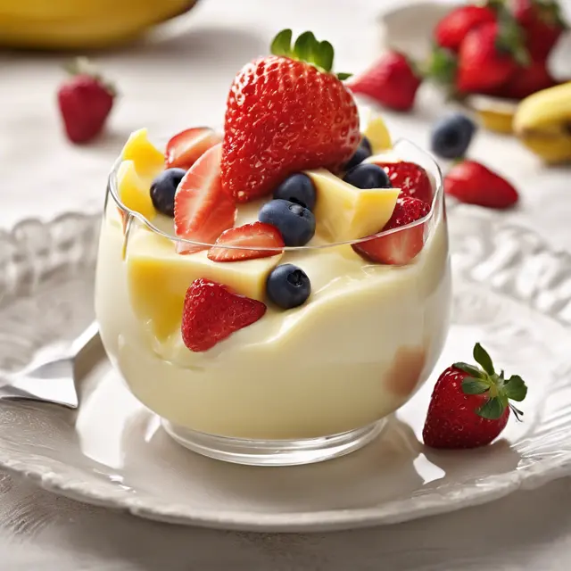 Foto de Vanilla Pudding with Fruits