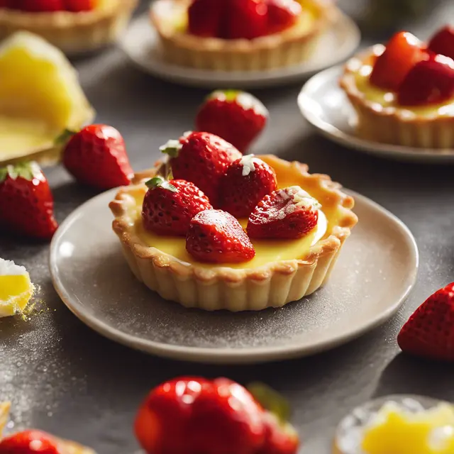 Foto de Individual Strawberry and Lemon Tart