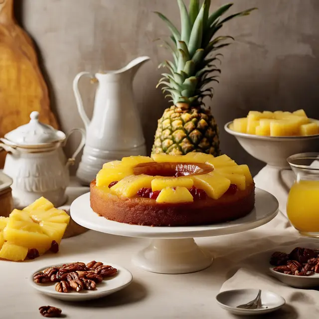 Foto de Pineapple Upside-Down Cake with Pineapple Rings