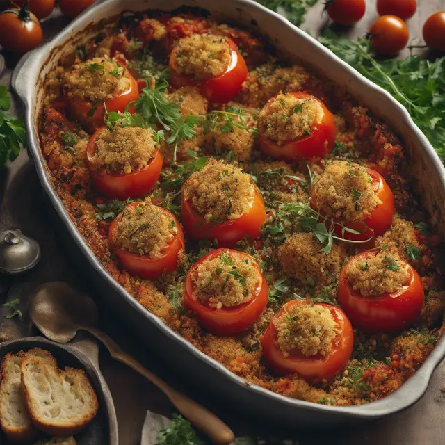 Foto de Tomato Stuffed with Bread Crumbs and Herbs