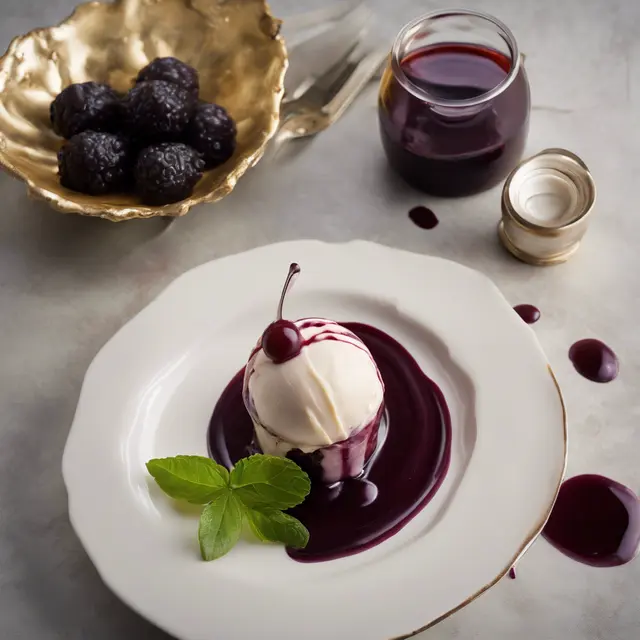 Foto de Jaboticaba Gelato and Port Wine Sauce