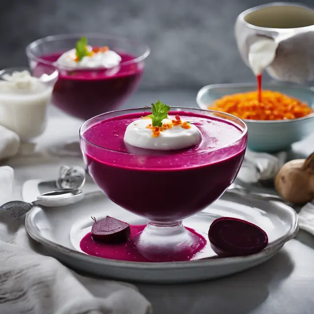 Foto de Cold Yogurt and Beet Soup