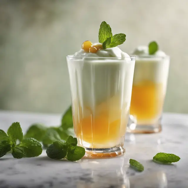 Foto de Yogurt Cocktail with Honey and Mint