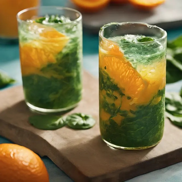 Foto de Orange and Spinach Refresher