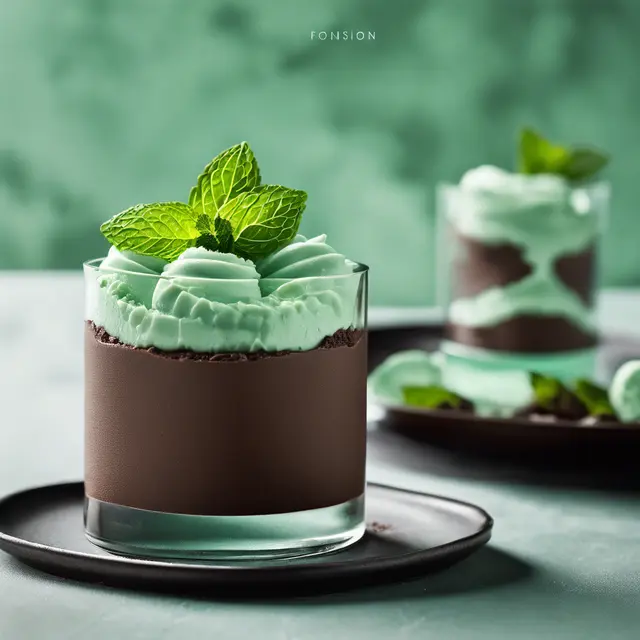 Foto de Mint and Chocolate Mousse