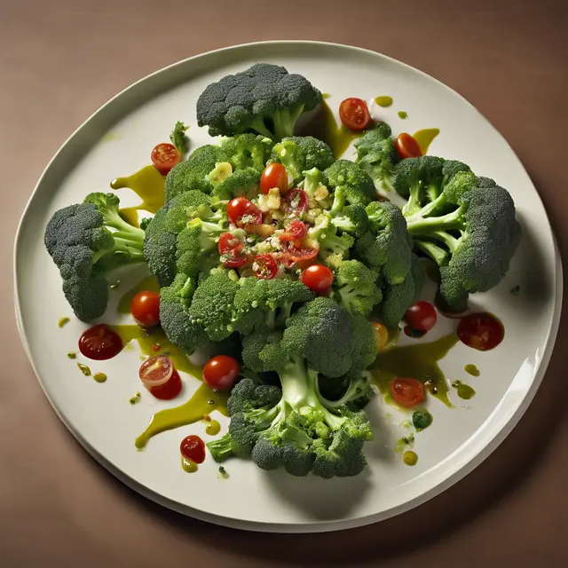 Foto de Flower of Broccoli with Vinaigrette