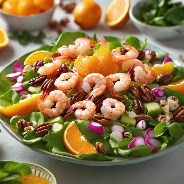 Foto de Orange and Shrimp Salad