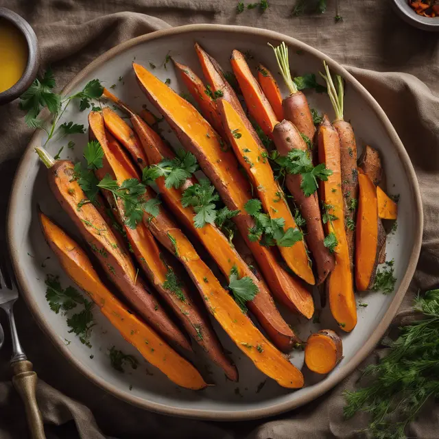 Foto de Roasted Sweet Potato and Carrot