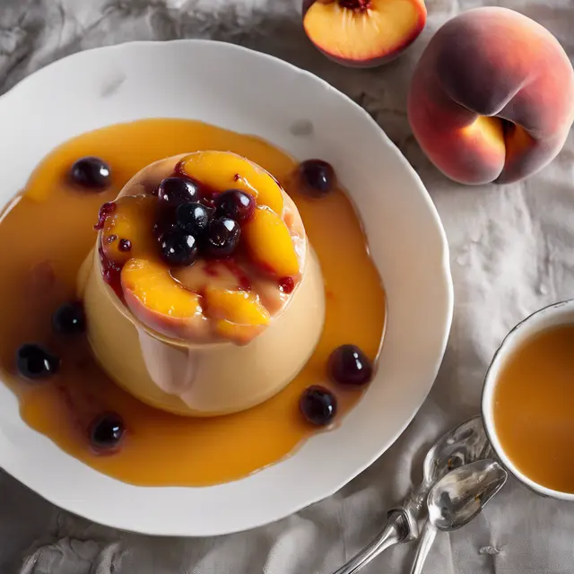 Foto de Peach Pudding with Whiskey