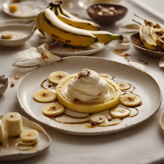 Foto de Grilled Banana with Cream