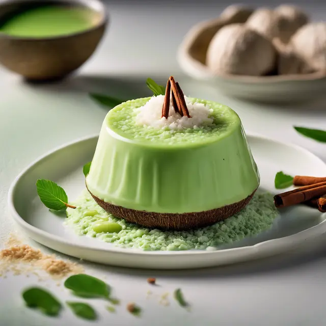 Foto de Green Coconut Custard