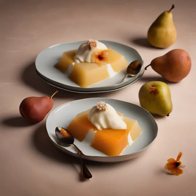 Foto de Pear and Mamey Pudding