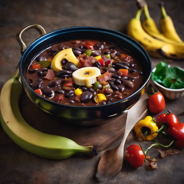 Foto de Black Bean Stew with Banana