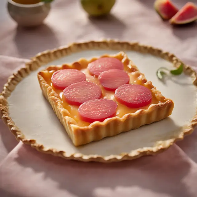 Foto de Cheese and Guava Tart