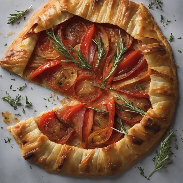 Foto de Onion and Tomato Galette