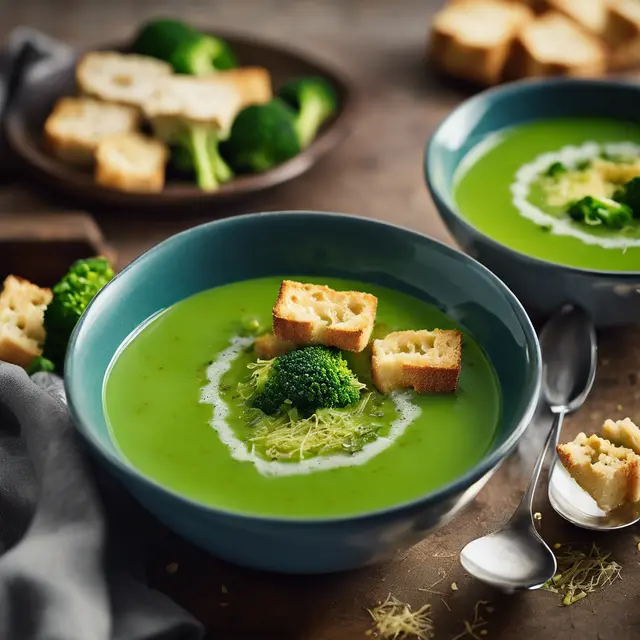 Foto de Broccoli Soup with Croutons