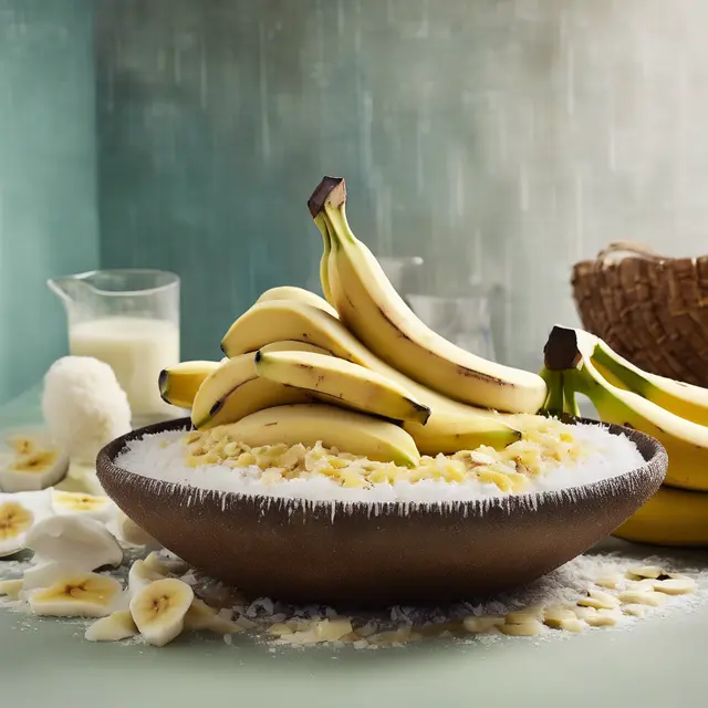 Foto de Banana with Coconut