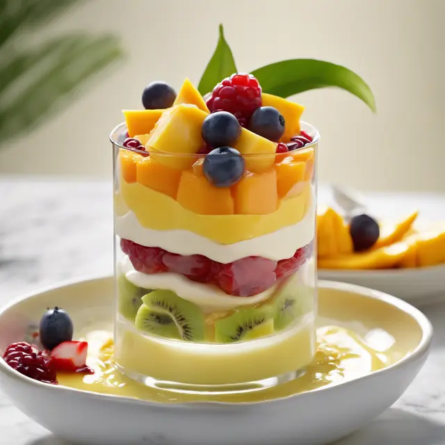 Foto de Tropical Fruit Cream or Afternoon Delight