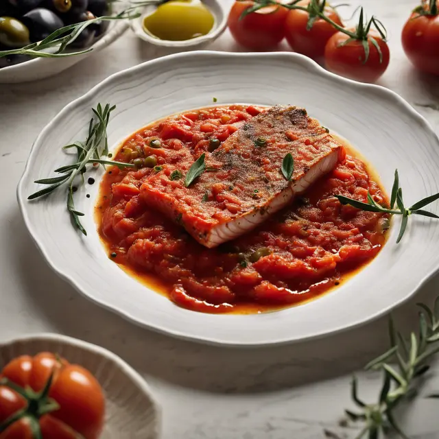 Foto de Tomato and Olive Sauce for Fish