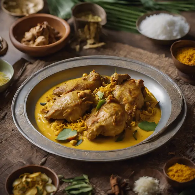 Foto de Sri Lankan Chicken with Ginger and Coconut Milk