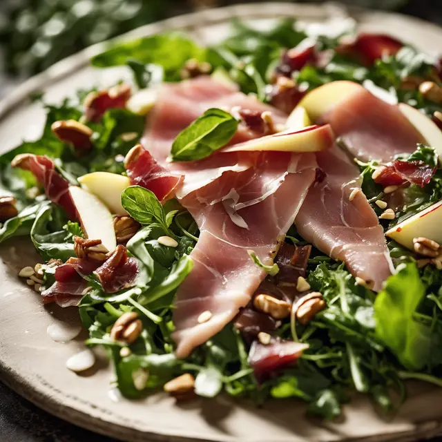 Foto de Sweet Herbs Salad with Prosciutto and Nuts