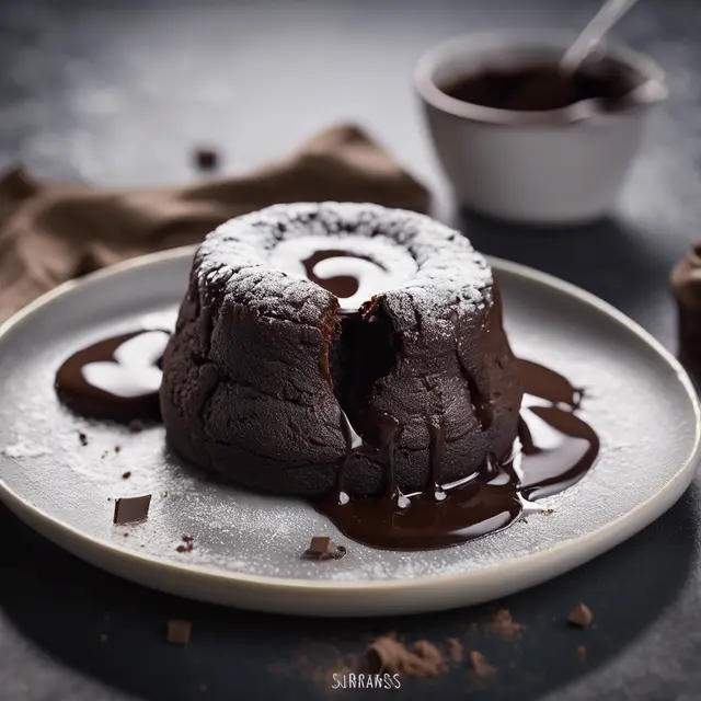 Foto de Chocolate Lava Cake Without Flour