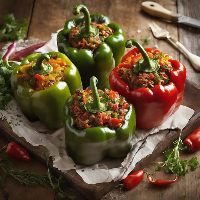 Foto de Rustic Country-Style Stuffed Peppers