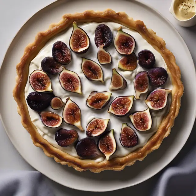 Foto de Caramelized Fig Tart with Cream Cheese