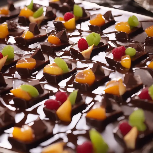 Foto de Crystalized Fruits with Chocolate