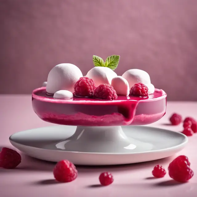 Foto de Raspberry Sauce with Marshmallow