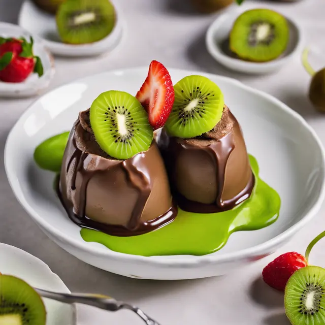 Foto de Kiwis with Chocolate Mousse