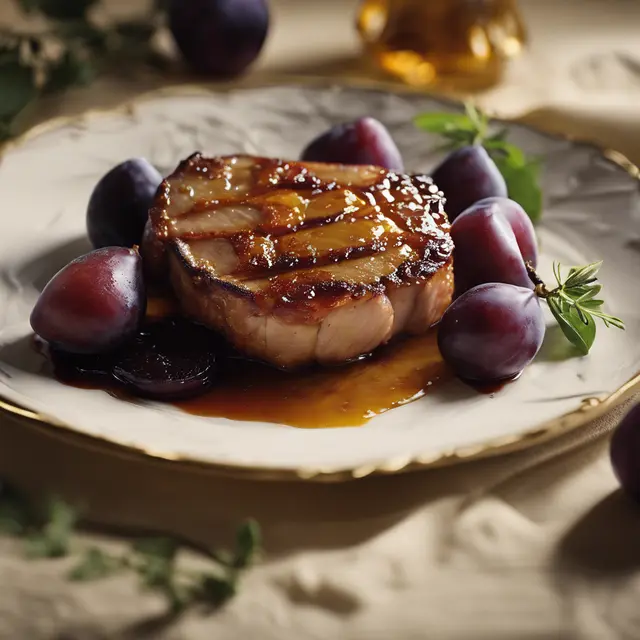 Foto de Pork Chops with Plums