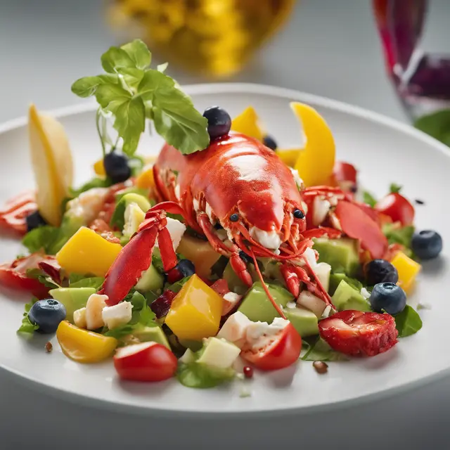 Foto de Lobster Salad with Fruits