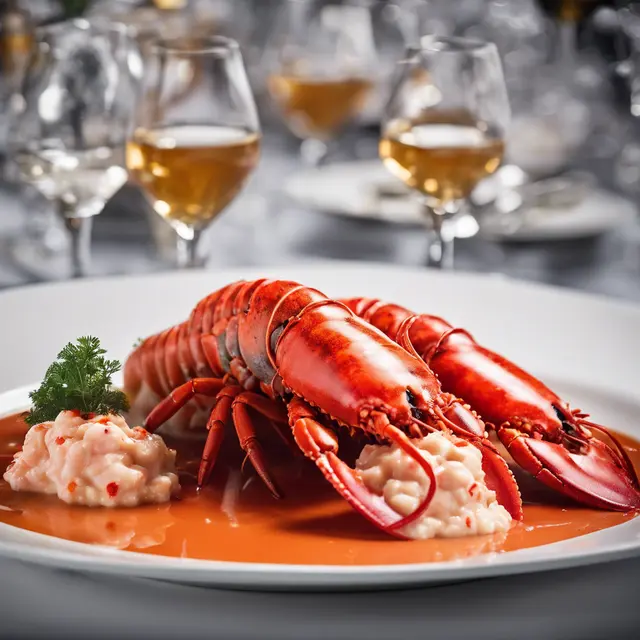 Foto de Lobster with Pimento Sauce