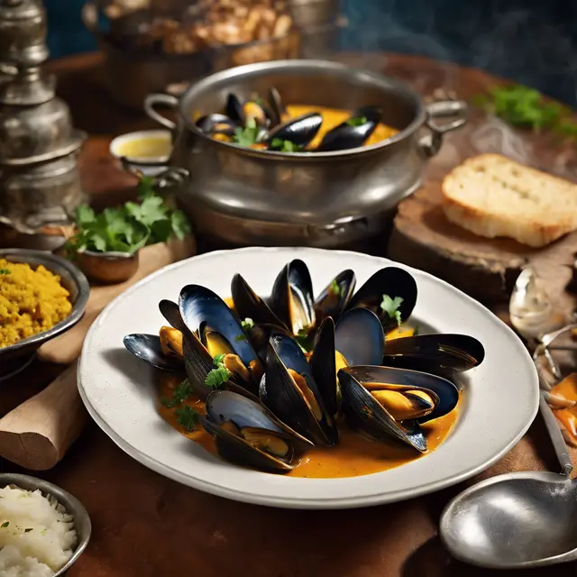 Foto de Curry Mussels (Caril)